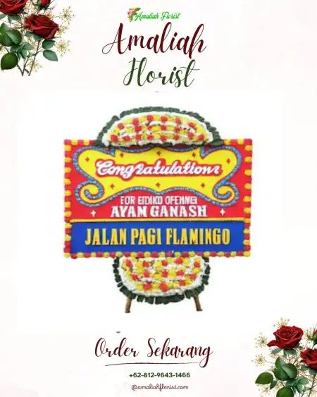 Sewa Papan Bunga Jorong